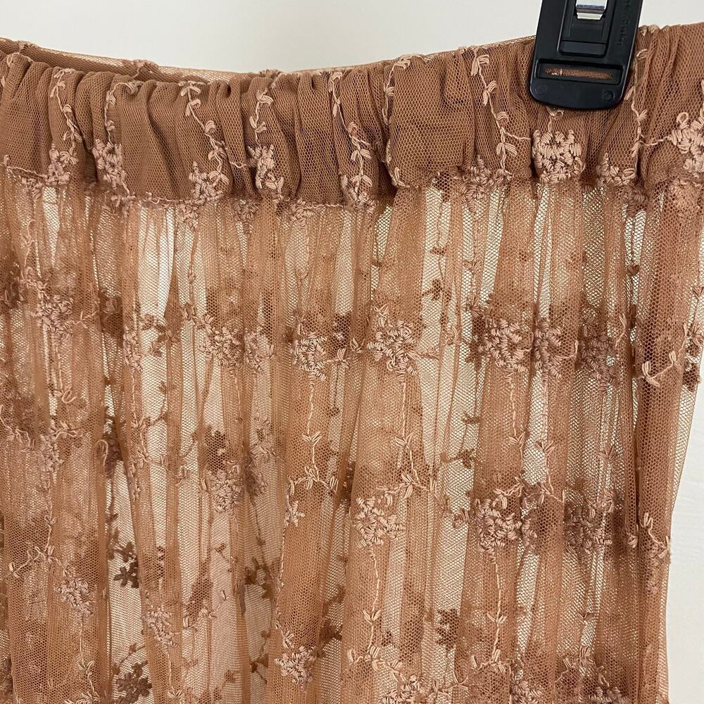 Free People Intimately Lace Connections Skirt - Copper - Size Small - Picture 7 of 10